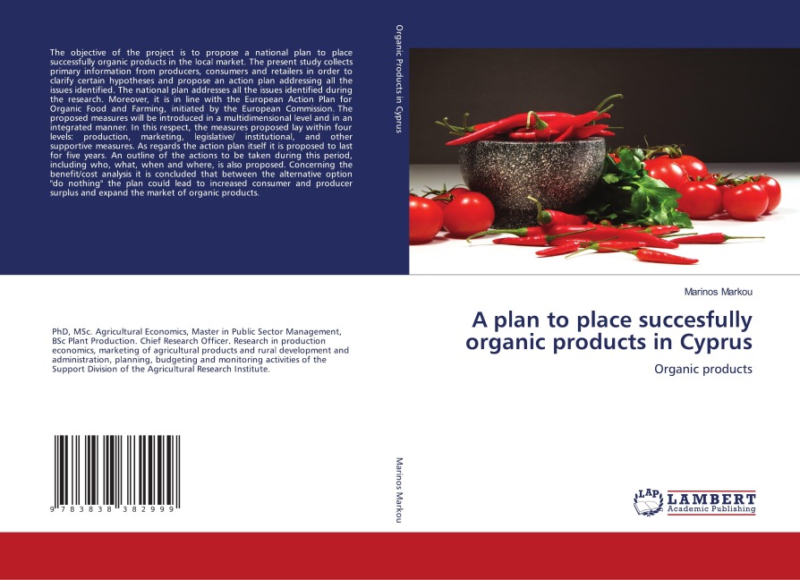 A plan to place succesfully organic products in Cyprus: Organic products