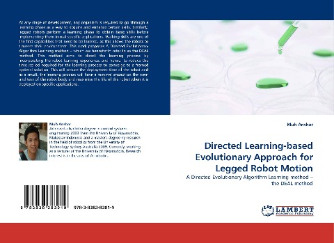 Directed Learning-based Evolutionary Approach for Legged Robot Motion: A Directed Evolutionary Algorithm Learning method - the DEAL method