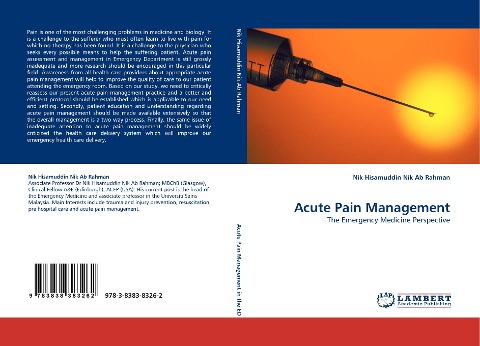 Acute Pain Management: The Emergency Medicine Perspective