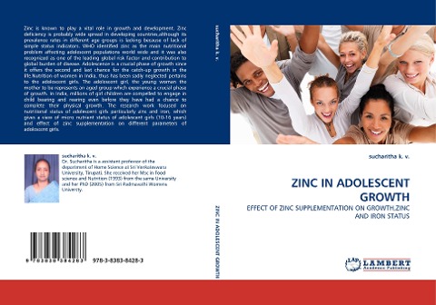 ZINC IN ADOLESCENT GROWTH: EFFECT OF ZINC SUPPLEMENTATION ON GROWTH,ZINC AND IRON STATUS