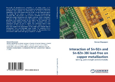 Interaction of Sn-9Zn and Sn-8Zn-3Bi lead-free on copper metallization: Wetting, joint strength and intermetallic