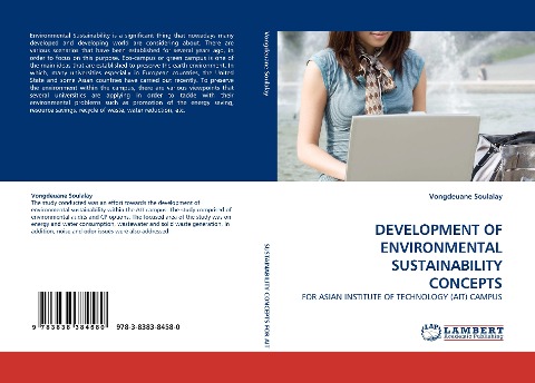 DEVELOPMENT OF ENVIRONMENTAL SUSTAINABILITY CONCEPTS: FOR ASIAN INSTITUTE OF TECHNOLOGY (AIT) CAMPUS