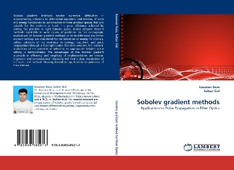 Sobolev gradient methods: Application to Pulse Propagation in Fiber Optics