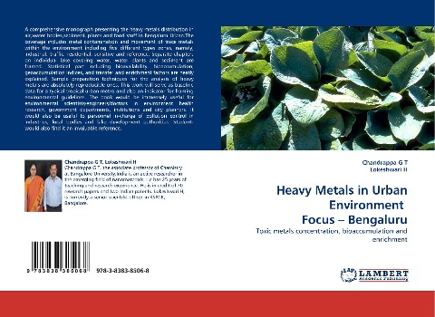 Heavy Metals in Urban Environment  Focus - Bengaluru: Toxic metals concentration, bioaccumulation and enrichment