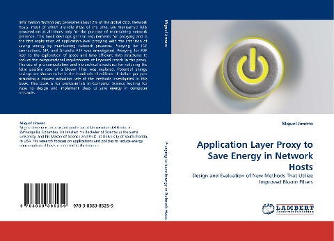 Application Layer Proxy to Save Energy in Network Hosts: Design and Evaluation of New Methods That Utilize Improved Bloom Filters
