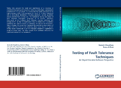 Testing of Fault Tolerance Techniques: An Object Oriented Software Perspective