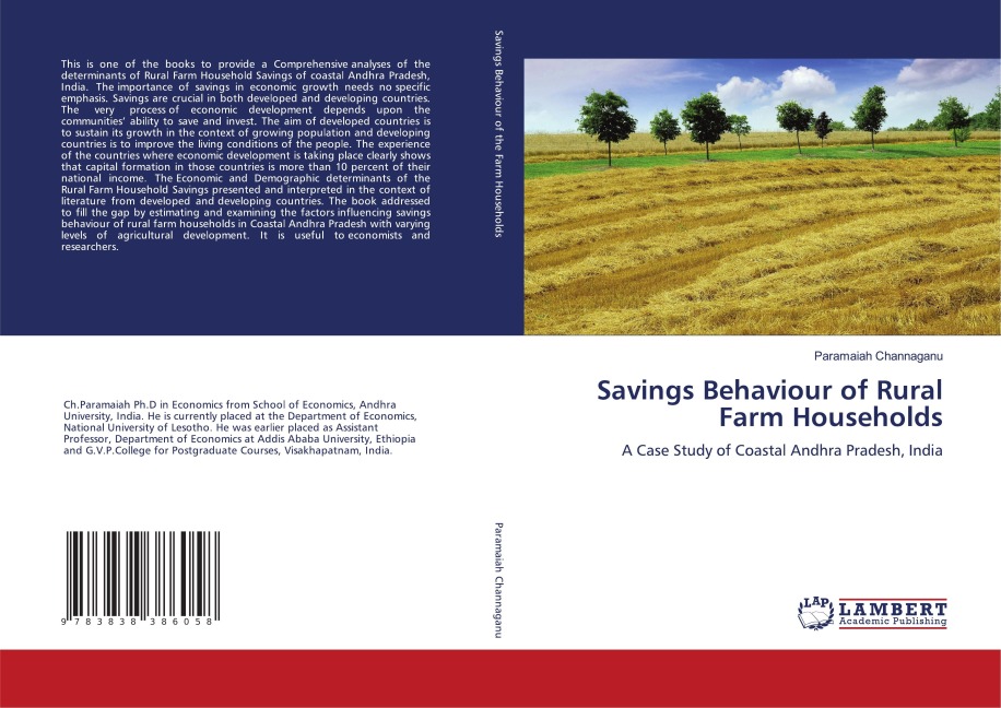 Savings Behaviour of Rural Farm Households: A Case Study of Coastal Andhra Pradesh, India