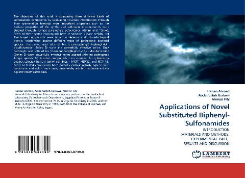 Applications of Novel Substituted Biphenyl-Sulfonamides: INTRODUCTION MATERIALS AND METHODS, EXPERIMENTAL PART,  RESULTS AND DISCUSSION