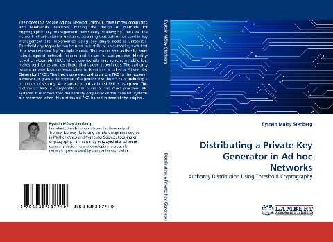 Distributing a Private Key Generator in Ad hoc Networks: Authority Distribution Using Threshold Cryptography