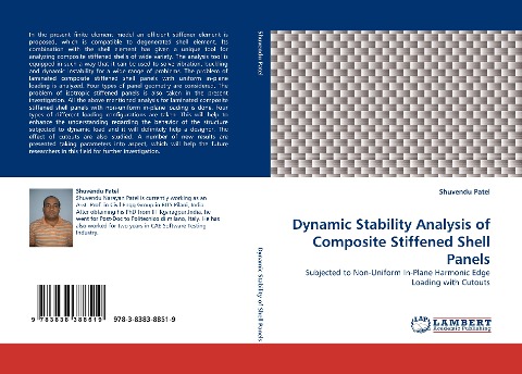 Dynamic Stability Analysis of Composite Stiffened Shell Panels: Subjected to Non-Uniform In-Plane Harmonic Edge Loading with Cutouts