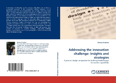 Addressing the innovation challenge: insights and strategies: A product design perspective for building breakthrough innovation capabilities