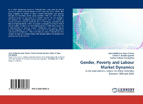 Gender, Poverty and Labour Market Dynamics: A microsimulations analysis for Urban Colombia between 1990 and 2004