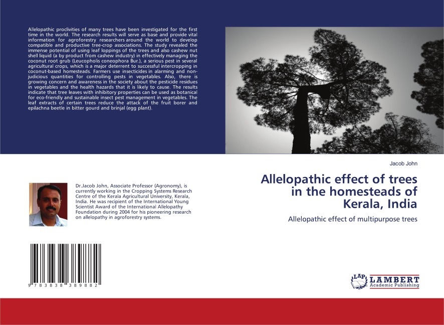 Allelopathic effect of trees in the homesteads of Kerala, India: Allelopathic effect of multipurpose trees