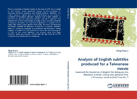 Analysis of English subtitles produced for a Taiwanese movie: Examined the translation of English film dialogues into Mandarin subtitles unsing data gathered from a Taiwanese movie entitled Cape No. 7