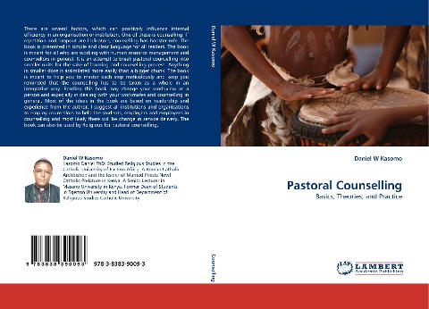 Pastoral Counselling: Basics, Theories, and Practice