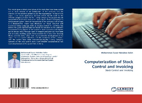 Computerization of Stock Control and Invoicing: Stock Control and Invoicing