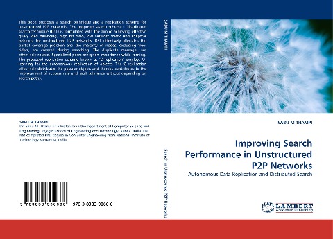 Improving Search Performance in Unstructured P2P Networks: Autonomous Data Replication and Distributed Search