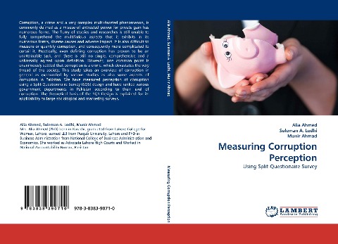 Measuring Corruption Perception: Using Split-Questionaire Survey