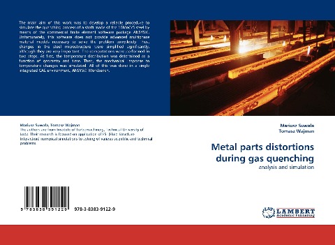 Metal parts distortions during gas quenching: analysis and simulation
