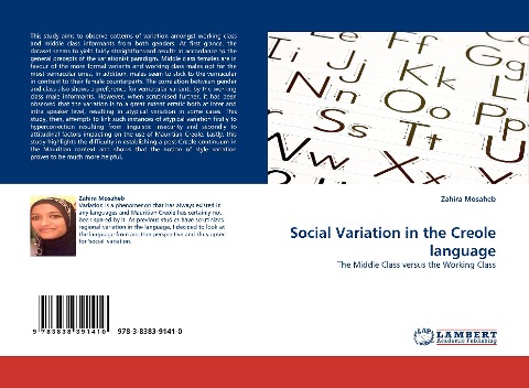 Social Variation in the Creole language: The Middle Class versus the Working Class