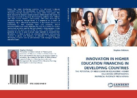 INNOVATION IN HIGHER EDUCATION FINANCING IN DEVELOPING COUNTRIES: THE POTENTIAL OF HELB LOANS IN EQUALIZING HIGHER EDUCATION OPPORTUNITIES EMPIRICAL EVIDENCE FROM KENYA
