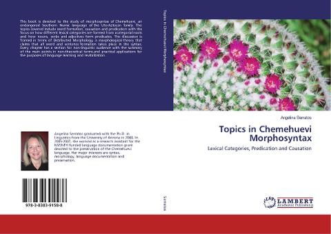 Topics in Chemehuevi Morphosyntax: Lexical Categories, Predication and Causation