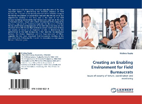 Creating an Enabling Environment for Field Bureaucrats: Issues of security of tenure, coordination and monitoring