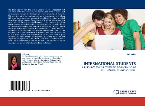 INTERNATIONAL STUDENTS: A RESOURCE FOR THE STRATEGIC DEVELOPMENT OF THE ESTONIAN BUSINESS SCHOOL