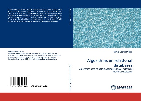 Algorithms on relational databases: Algorithms used to obtain aggregated value sets from relational databases