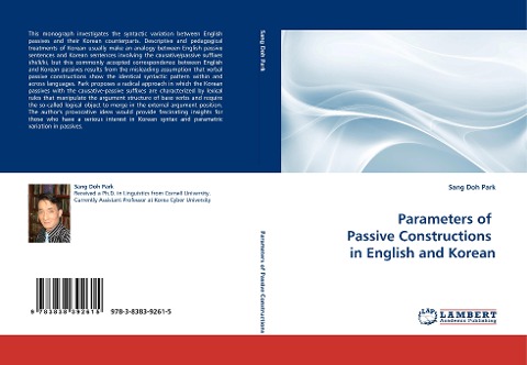 Parameters of  Passive Constructions  in English and Korean