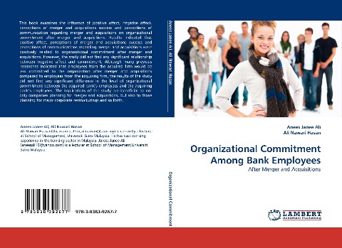 Organizational Commitment Among Bank Employees: After Merger and Acquisitions