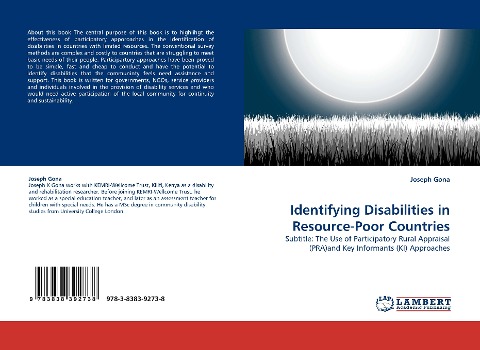 Identifying Disabilities in Resource-Poor Countries: Subtitle: The Use of Participatory Rural Appraisal (PRA)and Key Informants (KI) Approaches