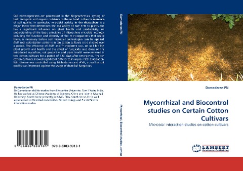 Mycorrhizal and Biocontrol studies on Certain Cotton Cultivars: Microbial interaction studies on cotton cultivars