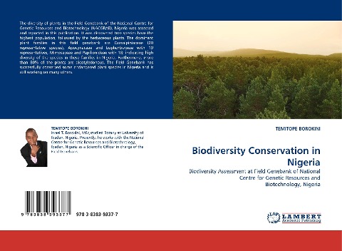 Biodiversity Conservation in Nigeria: Biodiversity Assessment at Field Genebank of National Centre for Genetic Resources and Biotechnology, Nigeria