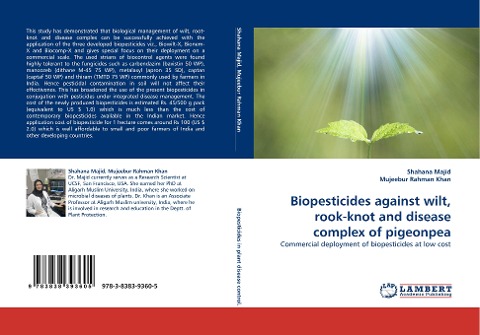 Biopesticides against wilt, rook-knot and disease complex of pigeonpea: Commercial deployment of biopesticides at low cost