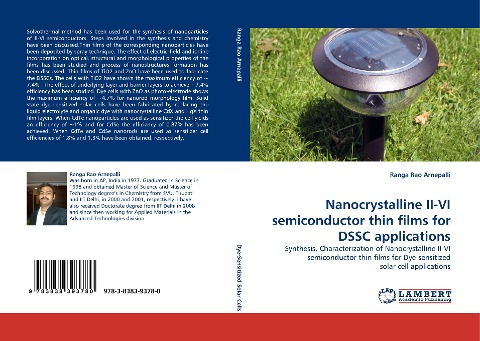 Nanocrystalline II-VI semiconductor thin films for DSSC applications: Synthesis, Characterization of Nanocrystalline II-VI semiconductor thin films for Dye-sensitized solar cell applications