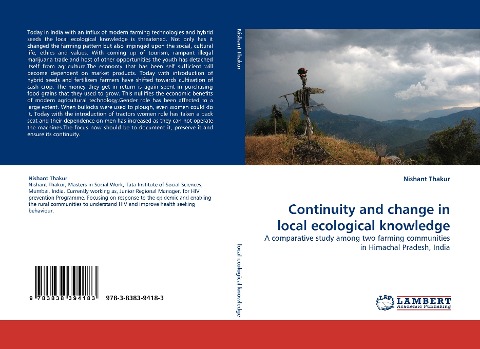 Continuity and change in local ecological knowledge: A comparative study among two farming communities in Himachal Pradesh, India