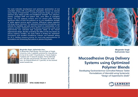 Mucoadhesive Drug Delivery Systems using Optimized Polymer Blends: Developing Gastroretentive Controlled Release  Tablet Formulations of Atenolol using Systematic Design of Experiments (DoE)