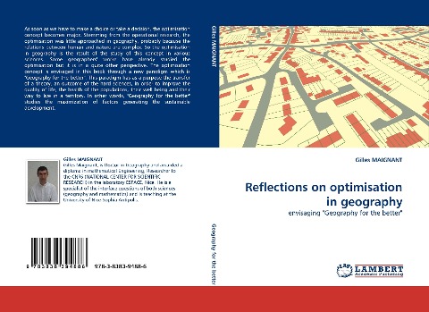 Reflections on optimisation in geography: envisaging Geography for the better