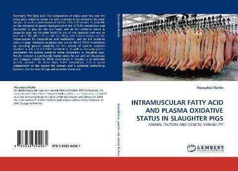 INTRAMUSCULAR FATTY ACID AND PLASMA OXIDATIVE STATUS IN SLAUGHTER PIGS: ANIMAL FACTORS AND GENETIC VARIABILITY