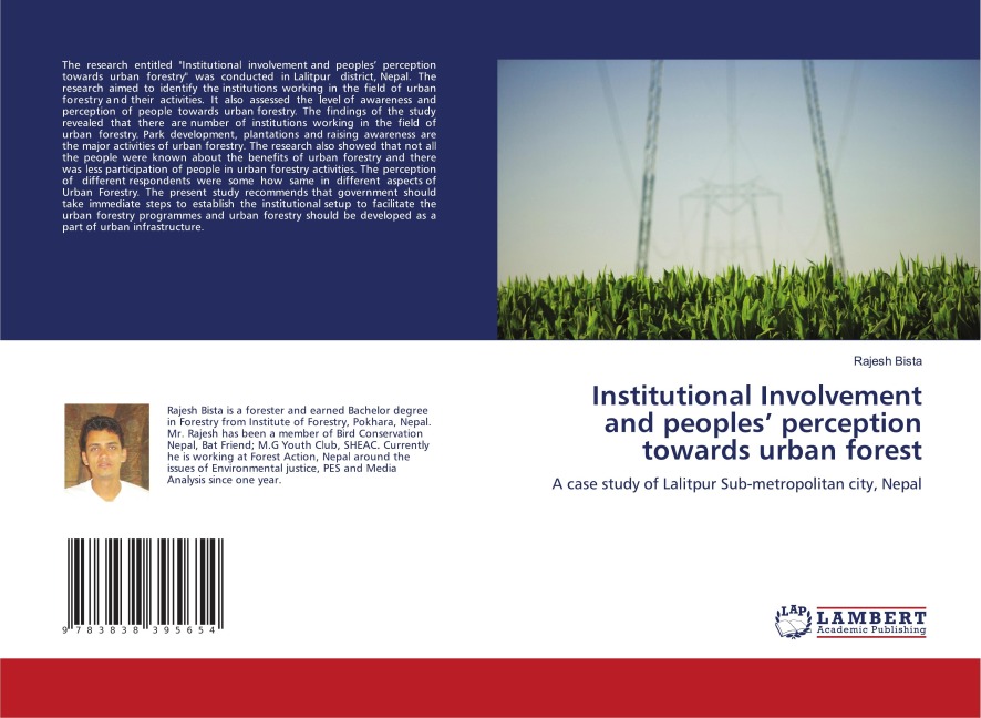 Institutional Involvement and peoples perception towards urban forest: A case study of Lalitpur Sub-metropolitan city, Nepal