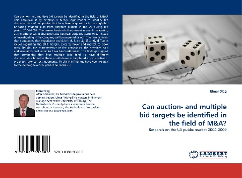 Can auction- and multiple bid targets be identified in the field of M&A?: Research on the US public market 2004-2009