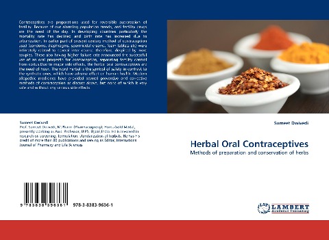 Herbal Oral Contraceptives: Methods of preparation and conservation of herbs