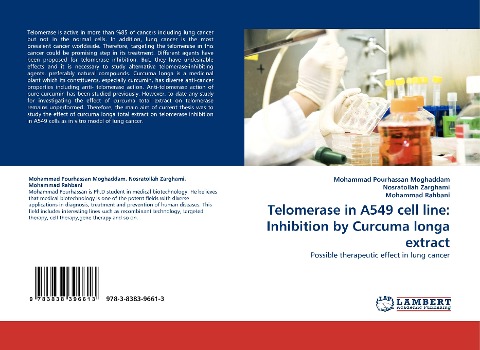Telomerase in A549 cell line: Inhibition by Curcuma longa extract: Possible therapeutic effect in lung cancer