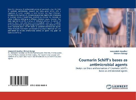 Coumarin Schiffs bases as antimicrobial agents: Design, synthesis and evaluation of Coumarin Schiffs bases as antimicrobial agents
