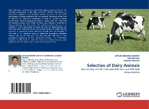 Selection of Dairy Animals: Relationship of Milk Yield with Milk Vein and Milk Well measurements
