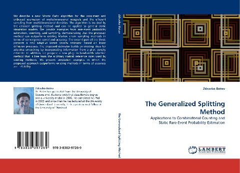 The Generalized Splitting Method: Applications to Combinatorial Counting and Static Rare-Event Probability Estimation