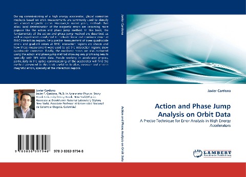 Action and Phase Jump Analysis on Orbit Data: A Precise Technique for Error Analysis in High Energy Accelerators