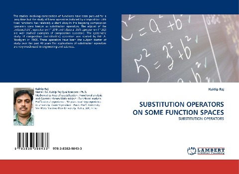 SUBSTITUTION OPERATORS ON SOME FUNCTION SPACES: SUBSTITUTION OPERATORS
