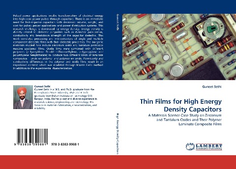 Thin Films for High Energy Density Capacitors: A Materials Science Case Study on Zirconium and Tantalum Oxides and Their Polymer Laminate Composite Films